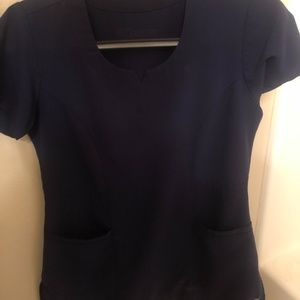 Navy grey’s anatomy scrub top
